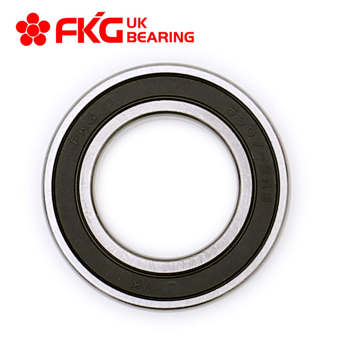 FKG 6007-2RS 35x62x14mm Deep Groove Ball Bearing Double Rubber Seal Bearings Pre-Lubricated 2 Pcs - Image 3