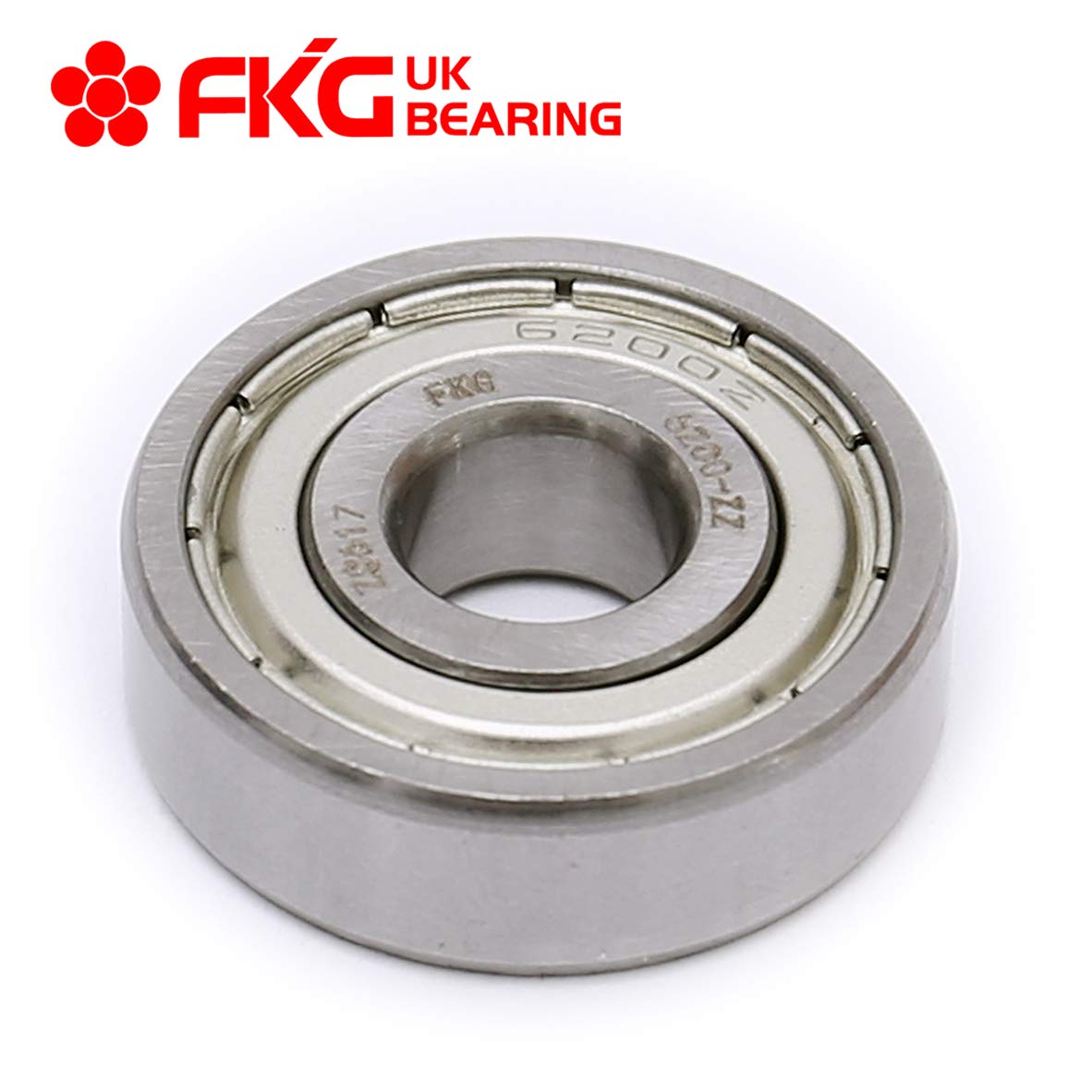 FKG 6200-ZZ 10x30x9mm Deep Groove Ball Bearing Double Metal Shields Bearing Pre-Lubricated 10 Pcs - Image 3