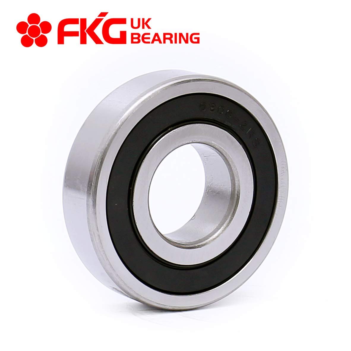 FKG 6306-2RS 30x72x19mm Deep Groove Ball Bearing Double Rubber Seal Bearings Pre-Lubricated 2 Pcs - Image 3